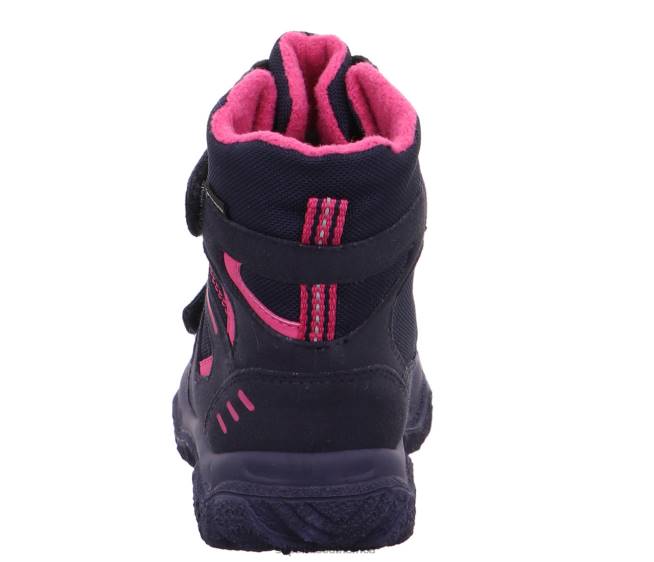 HUSKY - Boot with Velcro Fastener Toddlers Blue/Pink NLL0722 Superfit Boots