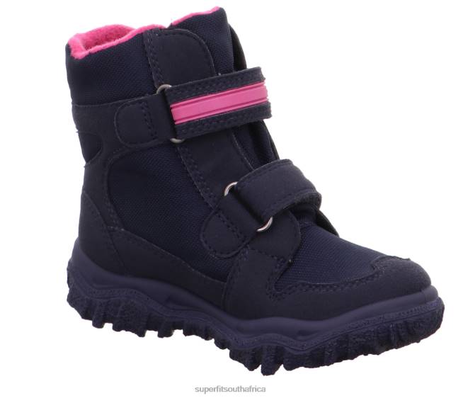 HUSKY - Boot with Velcro Fastener Toddlers Blue/Pink NLL0722 Superfit Boots