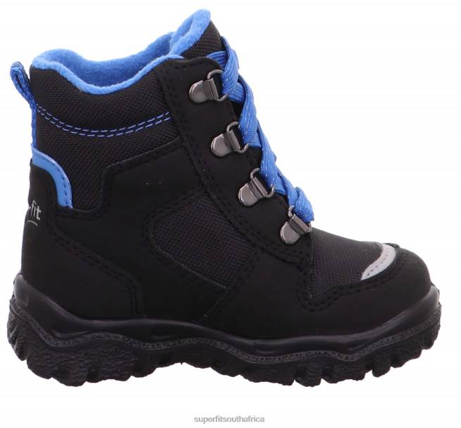 HUSKY1 - Boot with Lacing Babies Black/Blue NLL0482 Superfit Boots