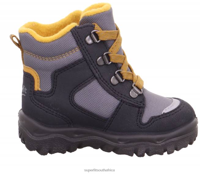 HUSKY1 - Boot with Lacing Babies Grey/Yellow NLL0458 Superfit Boots