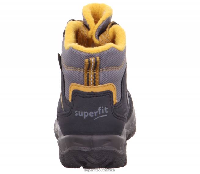 HUSKY1 - Boot with Lacing Babies Grey/Yellow NLL0458 Superfit Boots