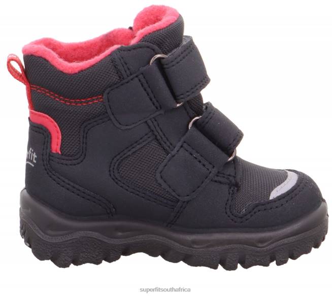 HUSKY1 - Boot with Velcro Fastener Babies Grey/Pink NLL0479 Superfit Boots