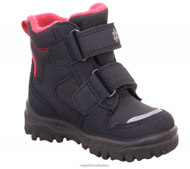 HUSKY1 - Boot with Velcro Fastener Babies Grey/Pink NLL0479 Superfit Boots