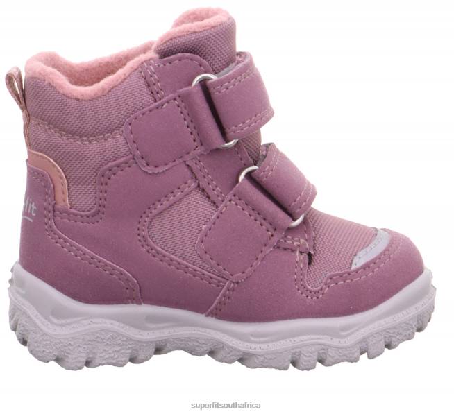 HUSKY1 - Boot with Velcro Fastener Babies Purple/Pink NLL0475 Superfit Boots