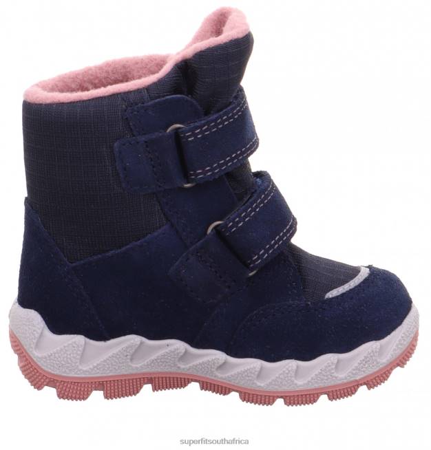 ICEBIRD - Boot with Velcro Fastener Babies Blue/Pink NLL0471 Superfit Boots