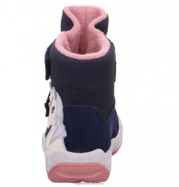 ICEBIRD - Boot with Velcro Fastener Babies Blue/Pink NLL0471 Superfit Boots