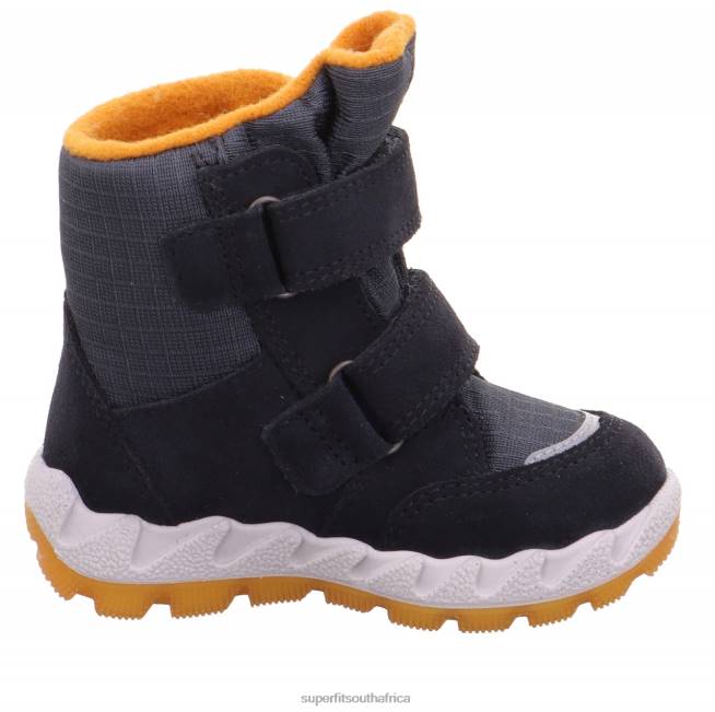 ICEBIRD - Boot with Velcro Fastener Babies Grey/Yellow NLL0451 Superfit Boots