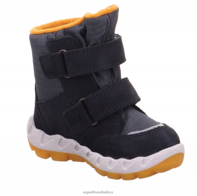 ICEBIRD - Boot with Velcro Fastener Babies Grey/Yellow NLL0451 Superfit Boots