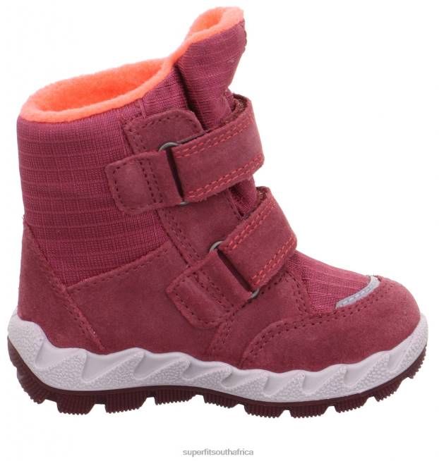 ICEBIRD - Boot with Velcro Fastener Babies Pink/Orange NLL0468 Superfit Boots