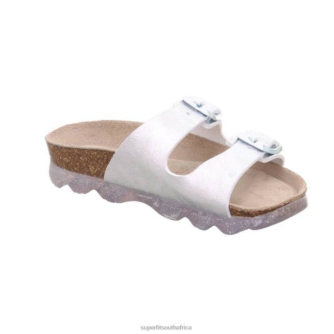 JELLIES - Slipper with Buckle Toddlers Silver NLL0552 Superfit Slippers