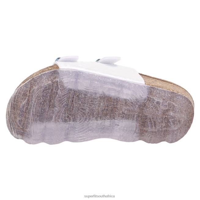 JELLIES - Slipper with Buckle Toddlers Silver NLL0552 Superfit Slippers