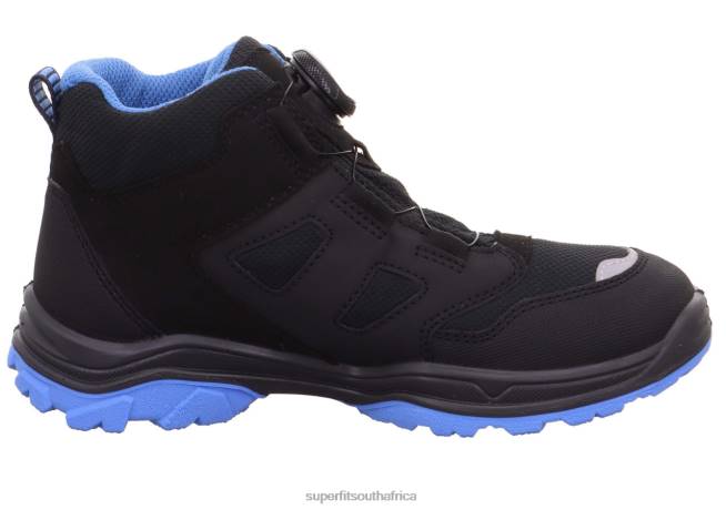 JUPITER - Boot with BOA Fit System Toddlers Black/Light Blue NLL0903 Superfit Boots