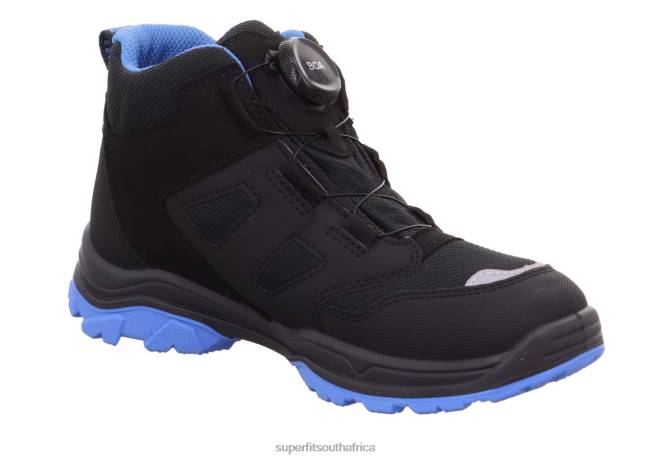 JUPITER - Boot with BOA Fit System Toddlers Black/Light Blue NLL0903 Superfit Boots