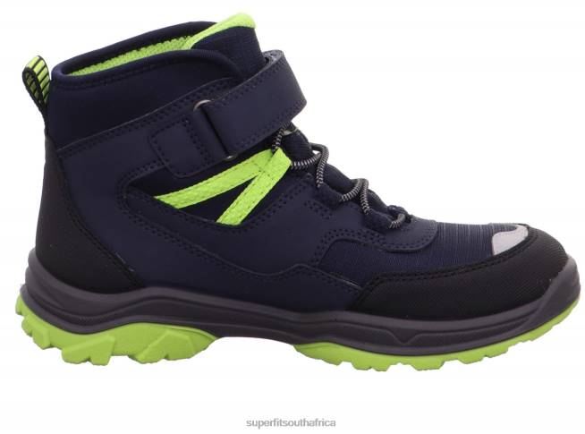 JUPITER - Boot with Velcro Fastener Toddlers Blue/Green NLL0902 Superfit Boots