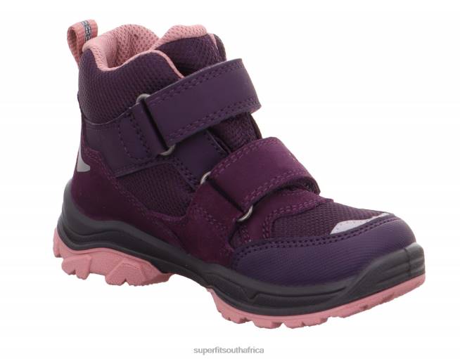 JUPITER - Boot with Velcro Fastener Toddlers Purple/Pink NLL0707 Superfit Boots