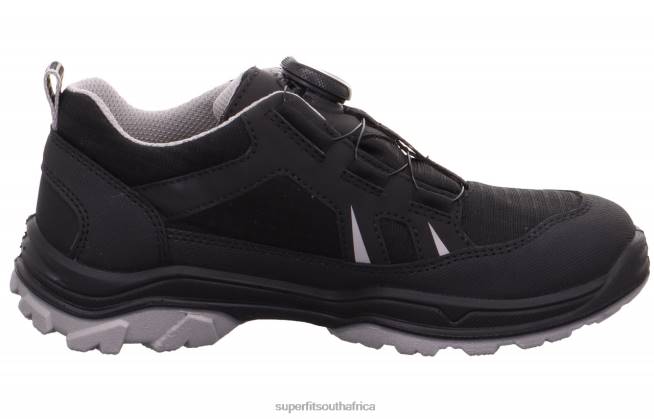 JUPITER - Sneakers low with BOA Fit System Toddlers Black/Light grey NLL0889 Superfit Low Sneakers