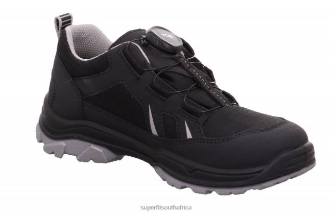 JUPITER - Sneakers low with BOA Fit System Toddlers Black/Light grey NLL0889 Superfit Low Sneakers