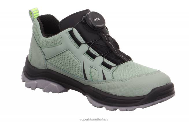 JUPITER - Sneakers low with BOA Fit System Toddlers Light Green/Black NLL0886 Superfit Low Sneakers