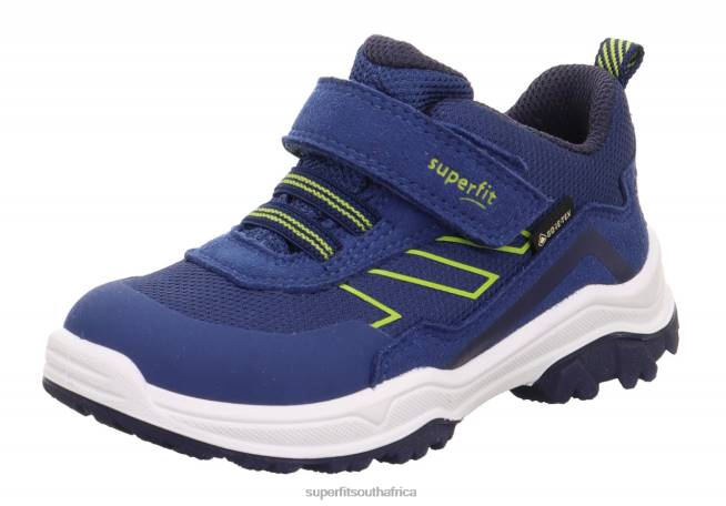 JUPITER - Sneakers low with Velcro Fastener Toddlers Blue/Light Green NLL0770 Superfit Low Sneakers