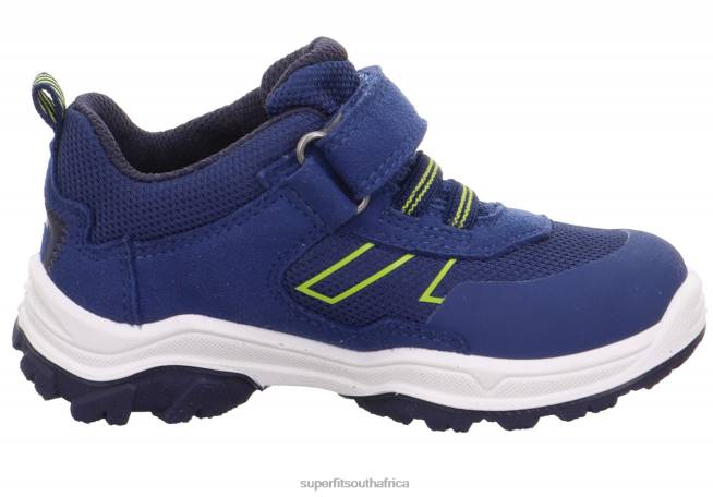 JUPITER - Sneakers low with Velcro Fastener Toddlers Blue/Light Green NLL0770 Superfit Low Sneakers