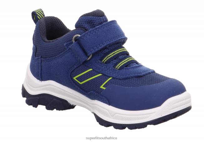 JUPITER - Sneakers low with Velcro Fastener Toddlers Blue/Light Green NLL0770 Superfit Low Sneakers