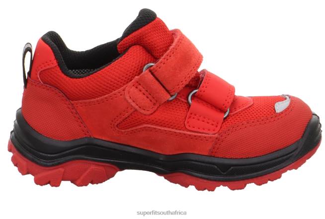 JUPITER - Sneakers low with Velcro Fastener Toddlers Red/Black NLL0726 Superfit Boots