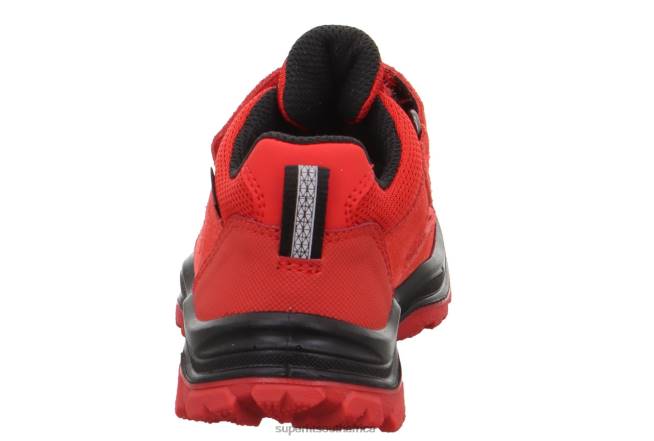 JUPITER - Sneakers low with Velcro Fastener Toddlers Red/Black NLL0726 Superfit Boots