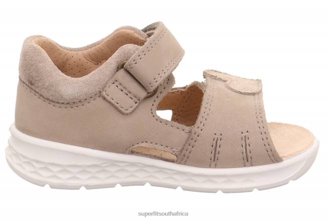 LAGOON - Sandal with Velcro Fastener Babies Beige NLL0226 Superfit Sandals