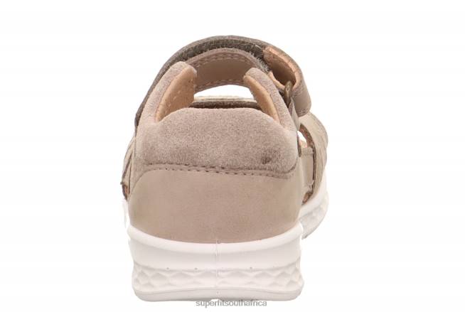 LAGOON - Sandal with Velcro Fastener Babies Beige NLL0226 Superfit Sandals