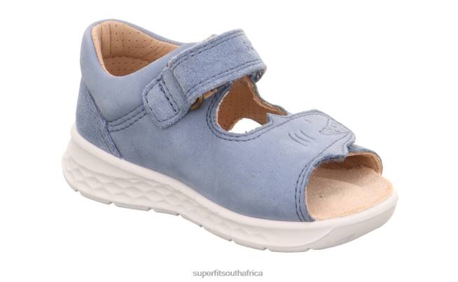 LAGOON - Sandal with Velcro Fastener Babies Blue NLL0169 Superfit Sandals