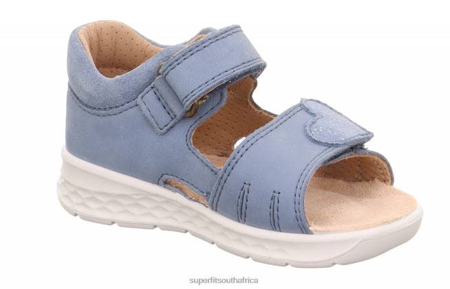 LAGOON - Sandal with Velcro Fastener Babies Blue NLL0187 Superfit Sandals