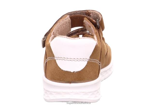 LAGOON - Sandal with Velcro Fastener Babies Brown/Beige NLL0205 Superfit Sandals