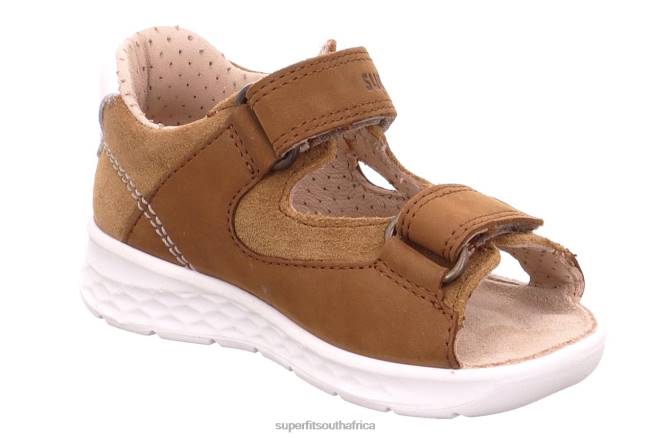 LAGOON - Sandal with Velcro Fastener Babies Brown/Beige NLL0205 Superfit Sandals