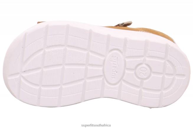 LAGOON - Sandal with Velcro Fastener Babies Brown/Beige NLL0205 Superfit Sandals