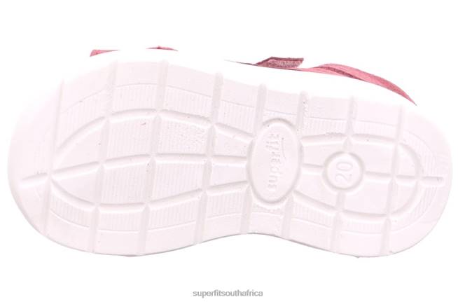 LAGOON - Sandal with Velcro Fastener Babies Pink NLL0200 Superfit Sandals