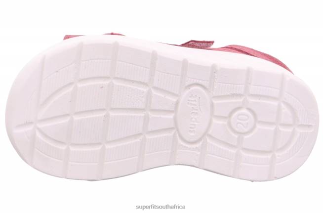 LAGOON - Sandal with Velcro Fastener Babies Pink NLL0200 Superfit Sandals