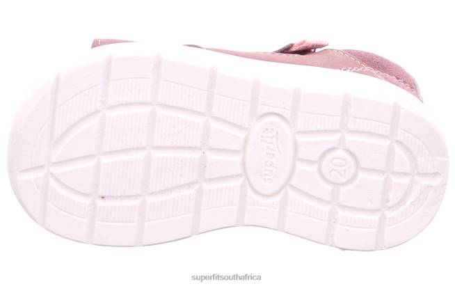 LAGOON - Sandal with Velcro Fastener Babies Purple/Pink NLL0206 Superfit Sandals