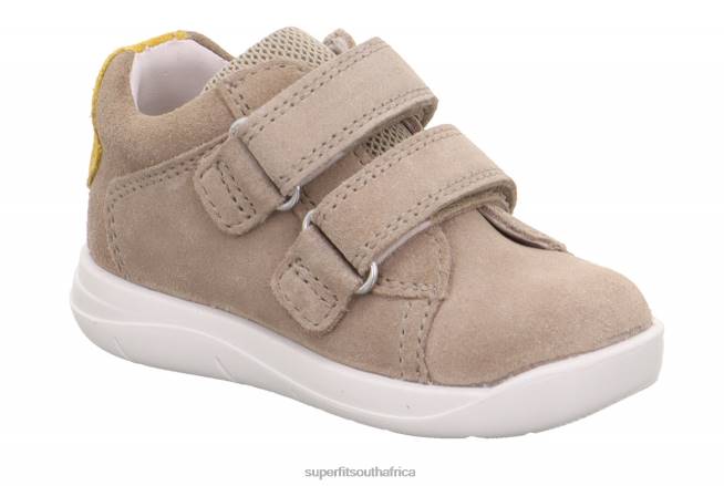 LILLO - Sneakers low with Velcro Fastener Babies Beige/Yellow NLL0312 Superfit Low Sneakers