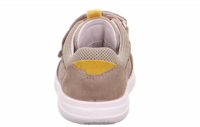 LILLO - Sneakers low with Velcro Fastener Babies Beige/Yellow NLL0313 Superfit Low Sneakers