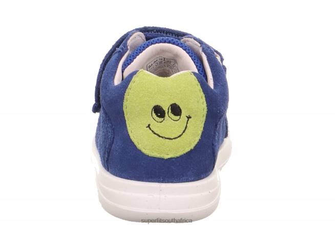 LILLO - Sneakers low with Velcro Fastener Babies Blue/Green NLL0269 Superfit Low Sneakers