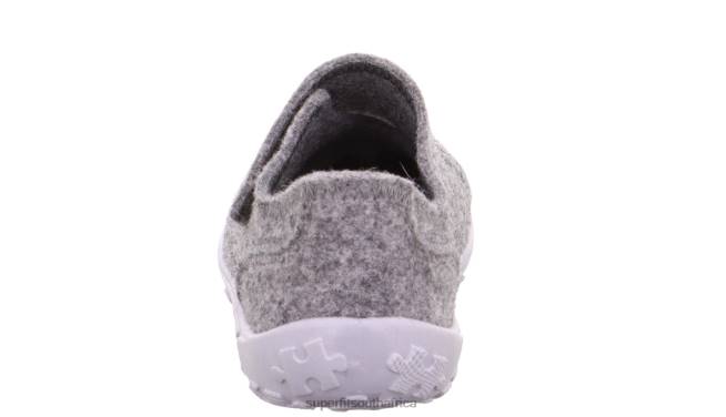 LUCKY - Slipper with Slip Toddlers Grey NLL0602 Superfit Slippers