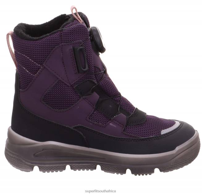 MARS - Boot with BOA Fit System Toddlers Black/Purple NLL0746 Superfit Boots