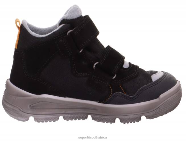 MARS - Boot with Velcro Fastener Babies Black/Orange NLL0456 Superfit Boots