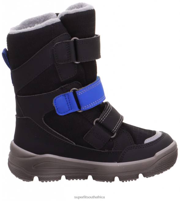 MARS - Boot with Velcro Fastener Toddlers Black/Blue NLL0710 Superfit Boots