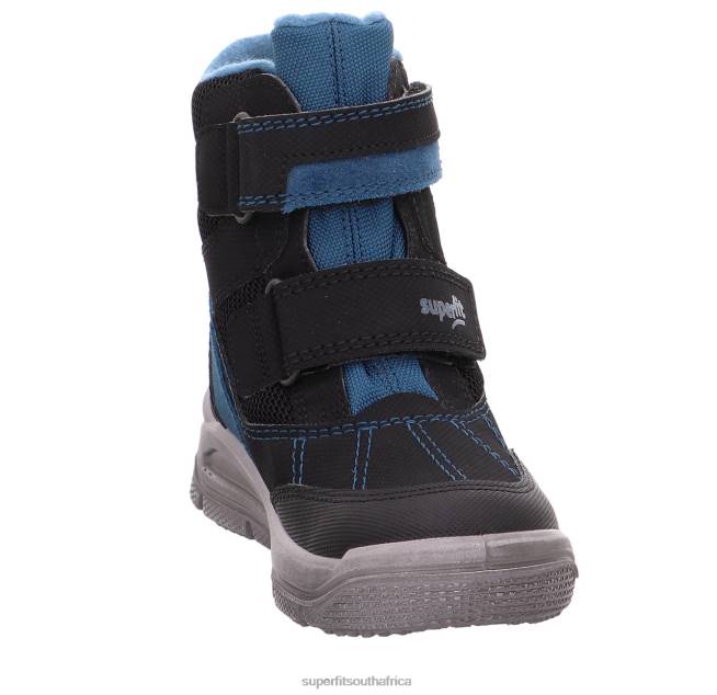 MARS - Boot with Velcro Fastener Toddlers Black/Blue NLL0735 Superfit Boots