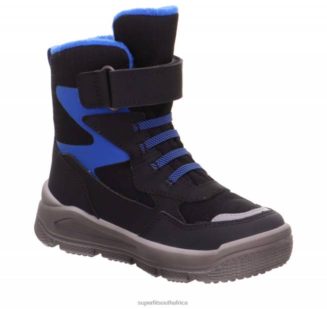 MARS - Boot with Velcro Fastener Toddlers Black/Blue NLL0748 Superfit Boots