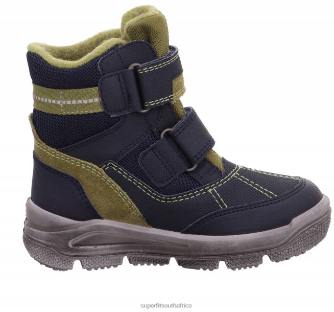 MARS - Boot with Velcro Fastener Toddlers Blue/Green NLL0717 Superfit Boots