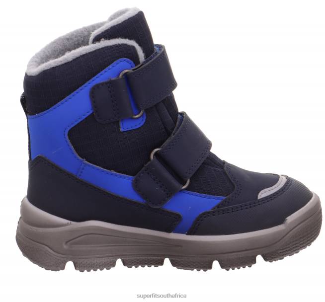 MARS - Boot with Velcro Fastener Toddlers Blue/Light grey NLL0708 Superfit Boots