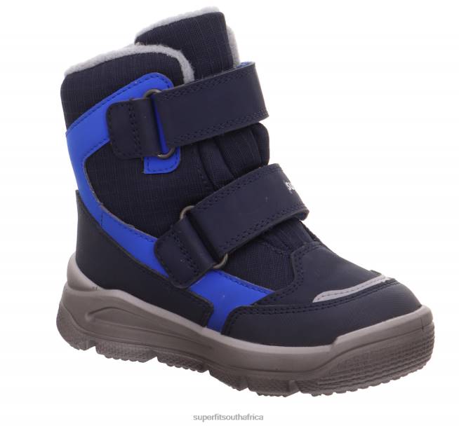 MARS - Boot with Velcro Fastener Toddlers Blue/Light grey NLL0708 Superfit Boots