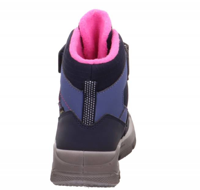 MARS - Boot with Velcro Fastener Toddlers Blue/Pink NLL0718 Superfit Boots